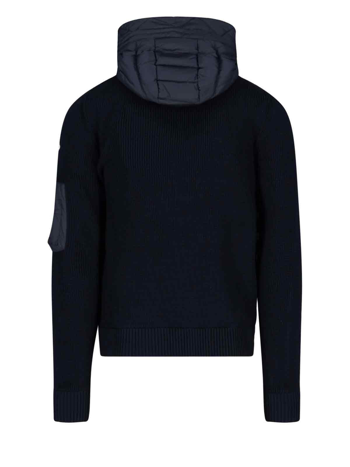 HOODED JACKET NYLON DETAILS - 3