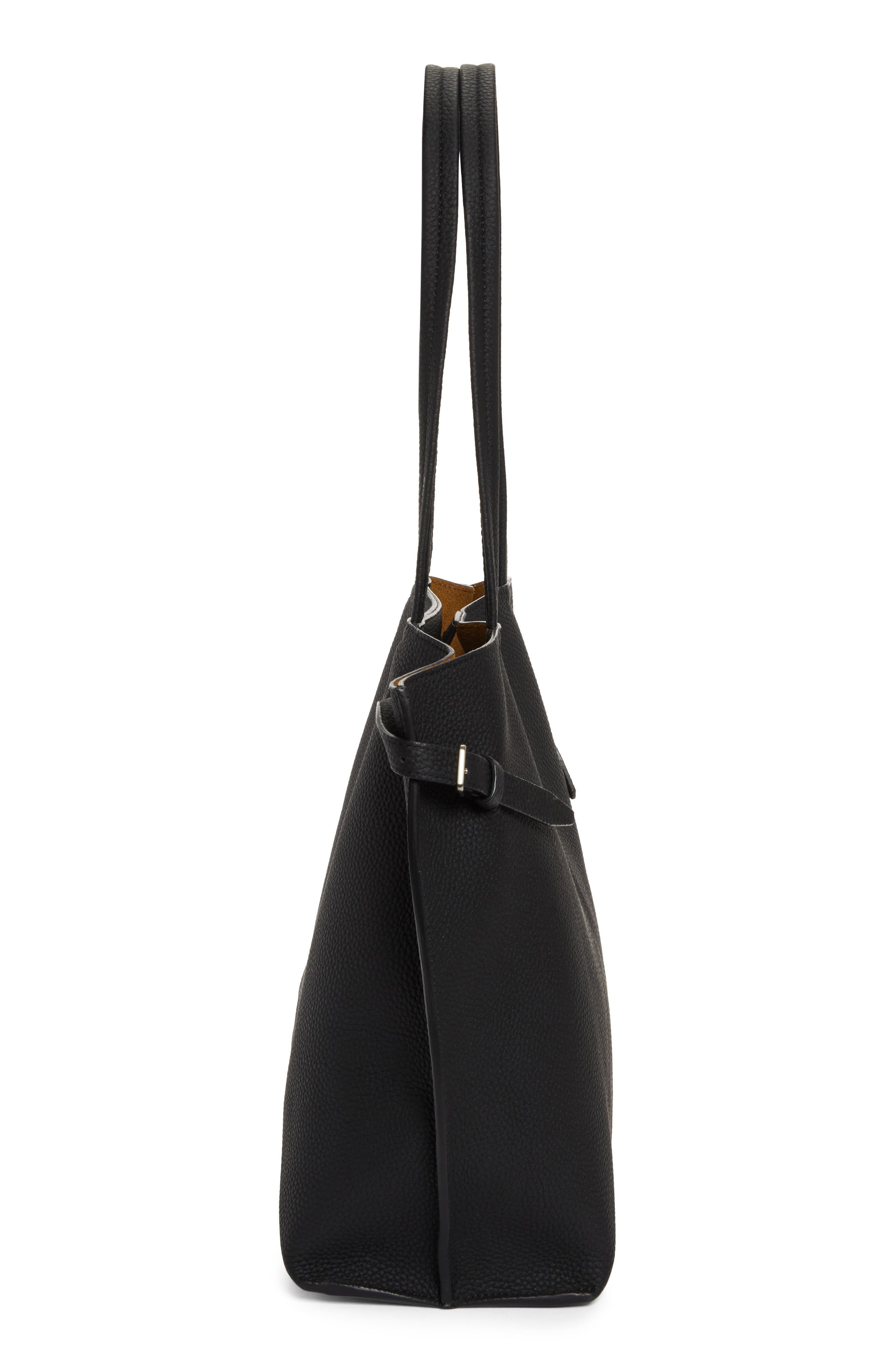 Proenza Schouler Days Leather Tote in Black 001 at Nordstrom - 6