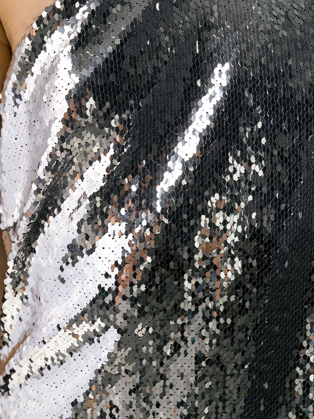 sequined one-shoulder dress - 5
