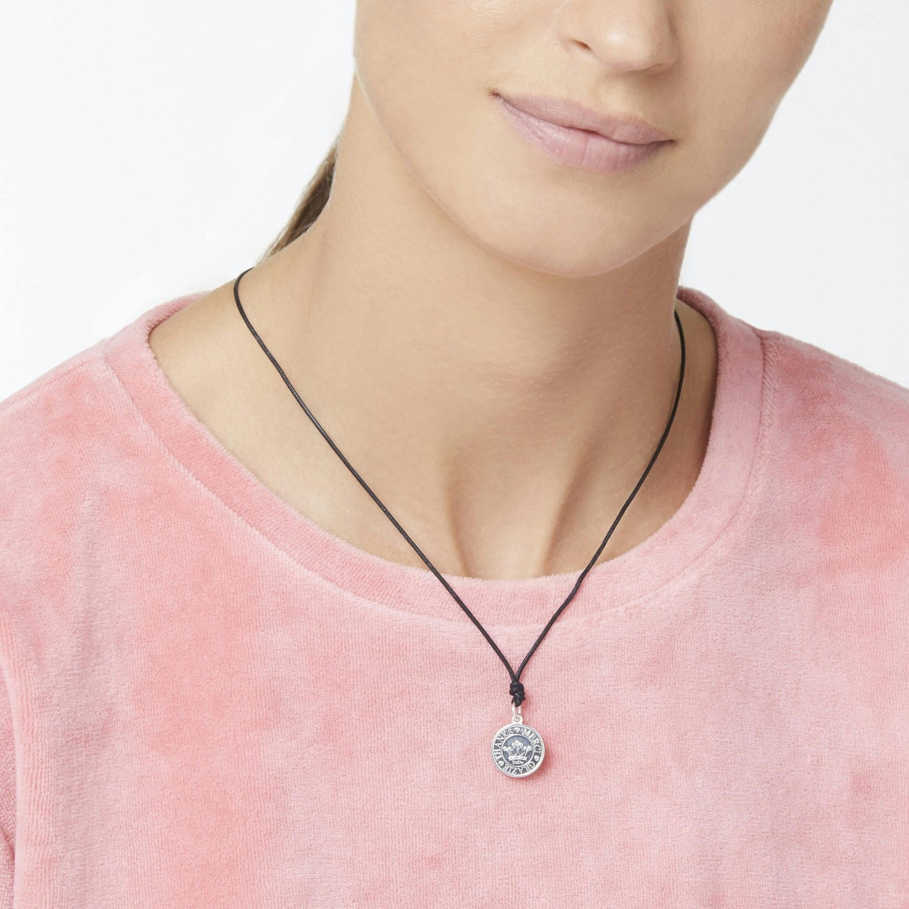 SILVER COIN CHARM - 3