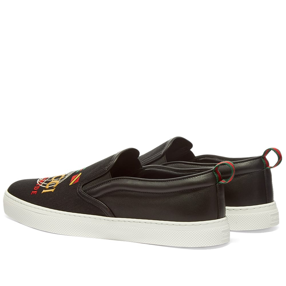 Gucci Dublin Gucci Worldwide Flag Slip-On - 3