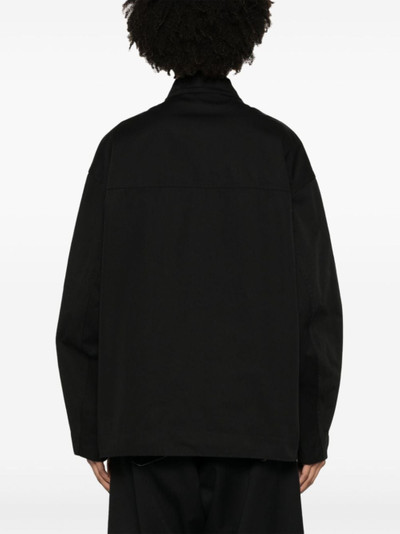 Lemaire Cotton asymmetric blouson jacket outlook