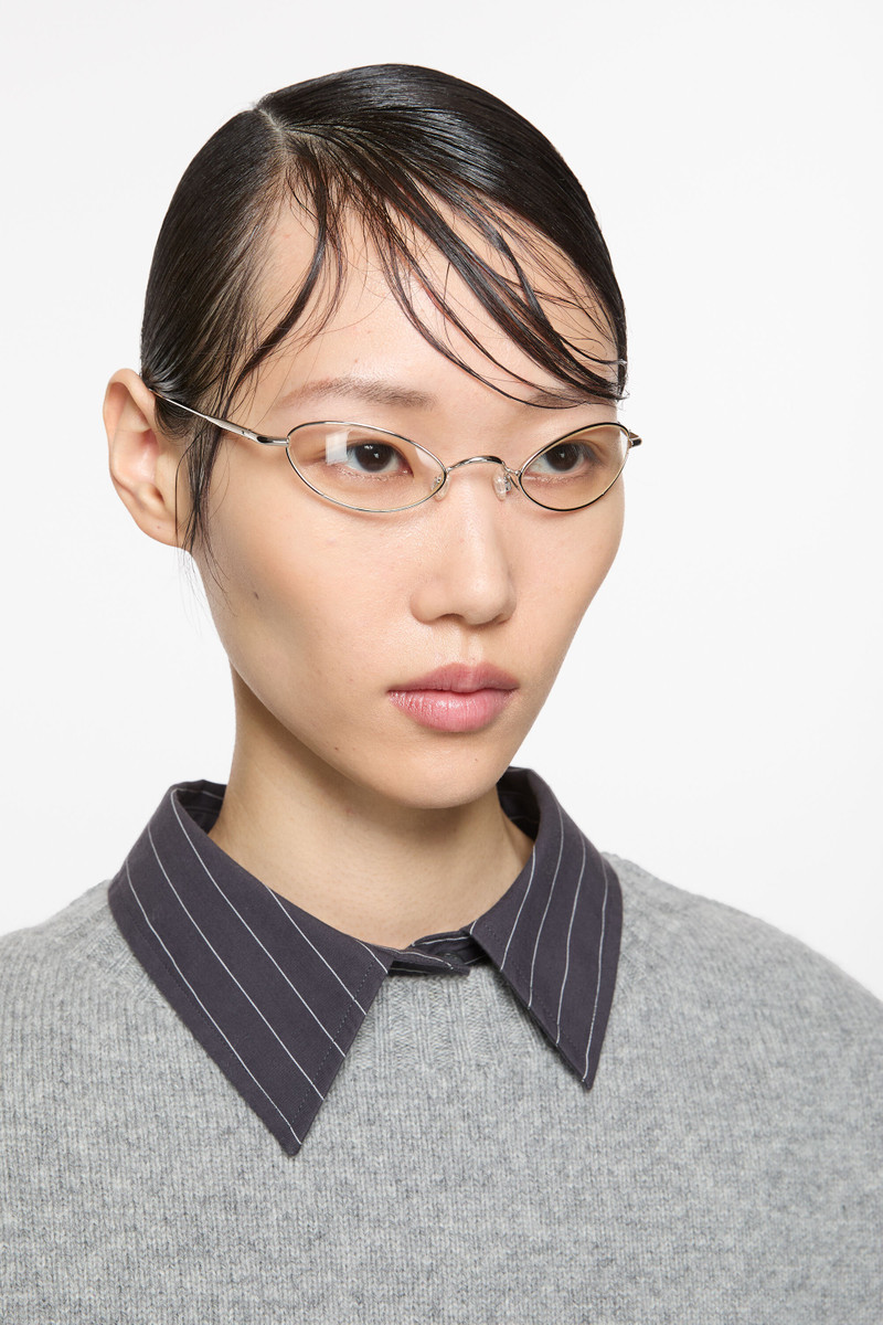 Acne Studios Steel sunglasses - Transparent/Silver outlook
