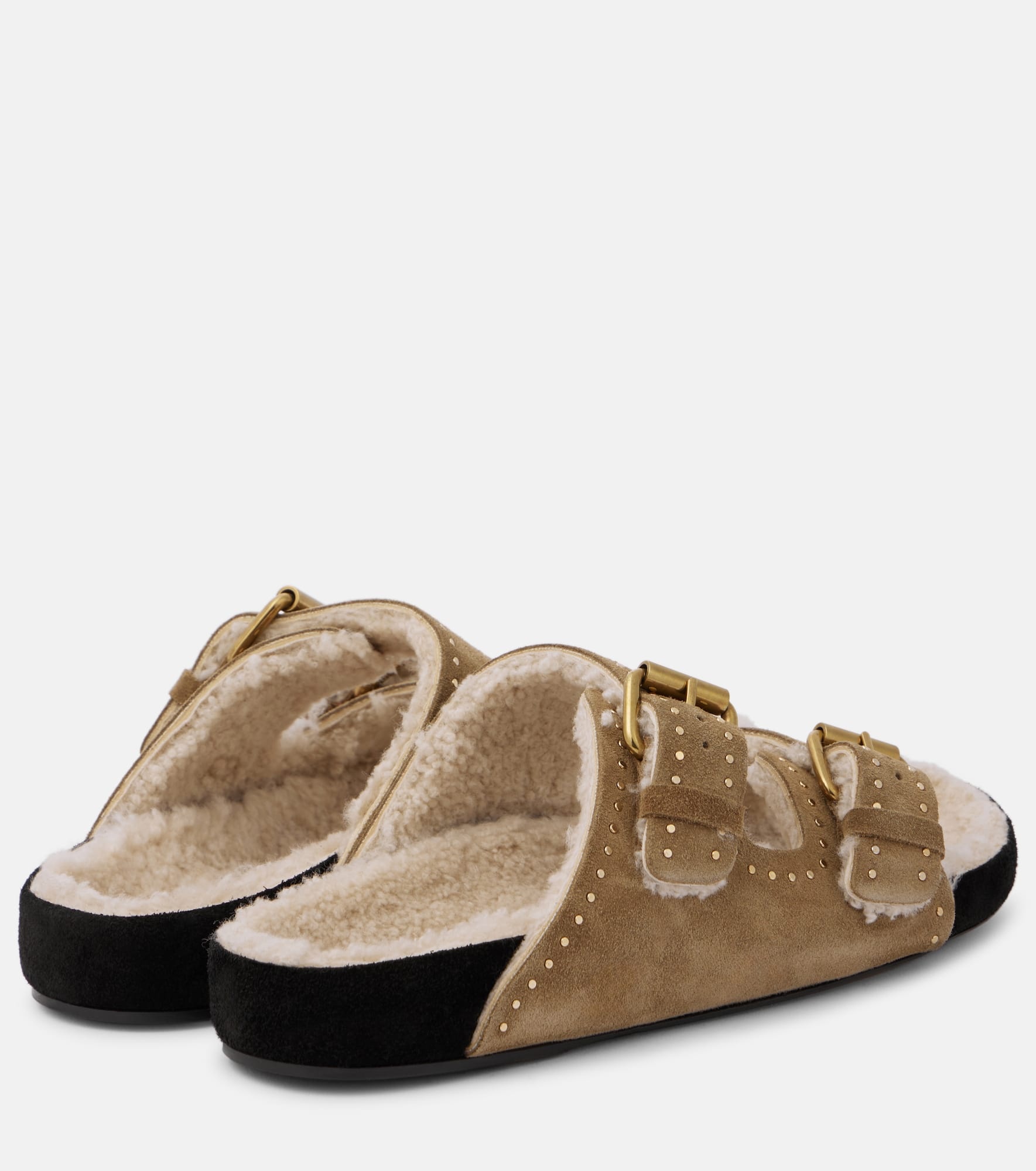 Lennyo suede slides - 2