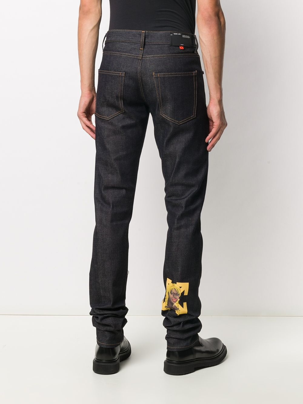 x Theophilus London bebey selvedge jeans - 4