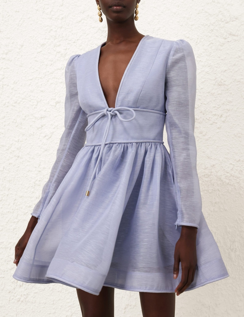 fitted a line mini dress Short Scoop-Neck Short A-Line Grad Dress with Corset White / Small