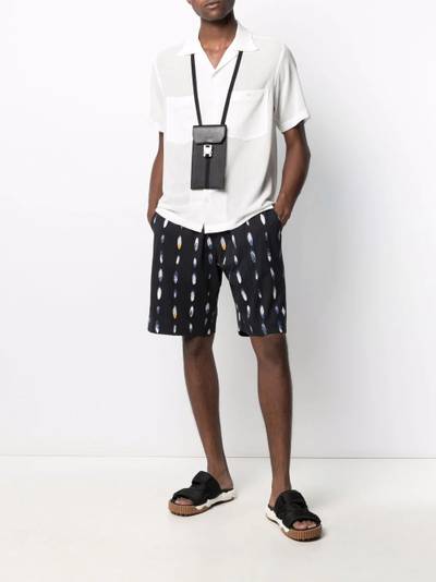 Marcelo Burlon County Of Milan feather pattern shorts outlook