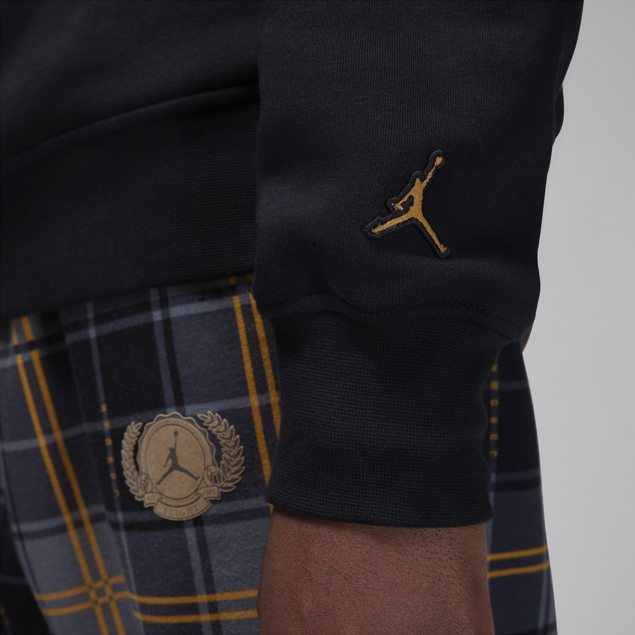 Men's Jordan Essential Holiday Fleece Crew - 5