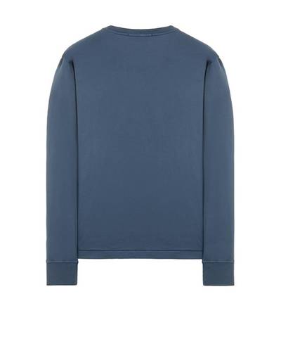 Stone Island 22713 GARMENT-DYED COTTON JERSEY  AVIO BLUE outlook