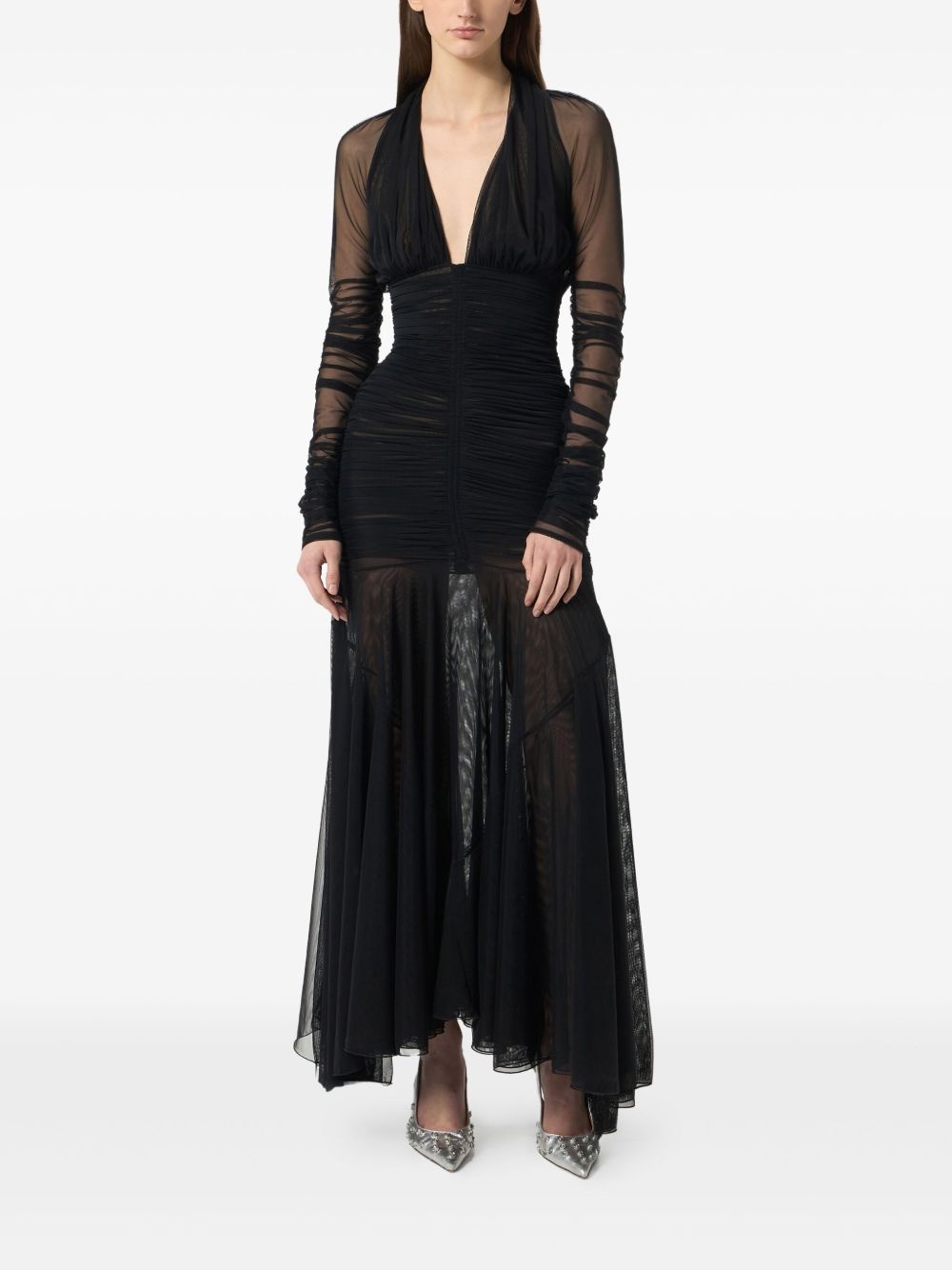 ruched tulle dress - 5