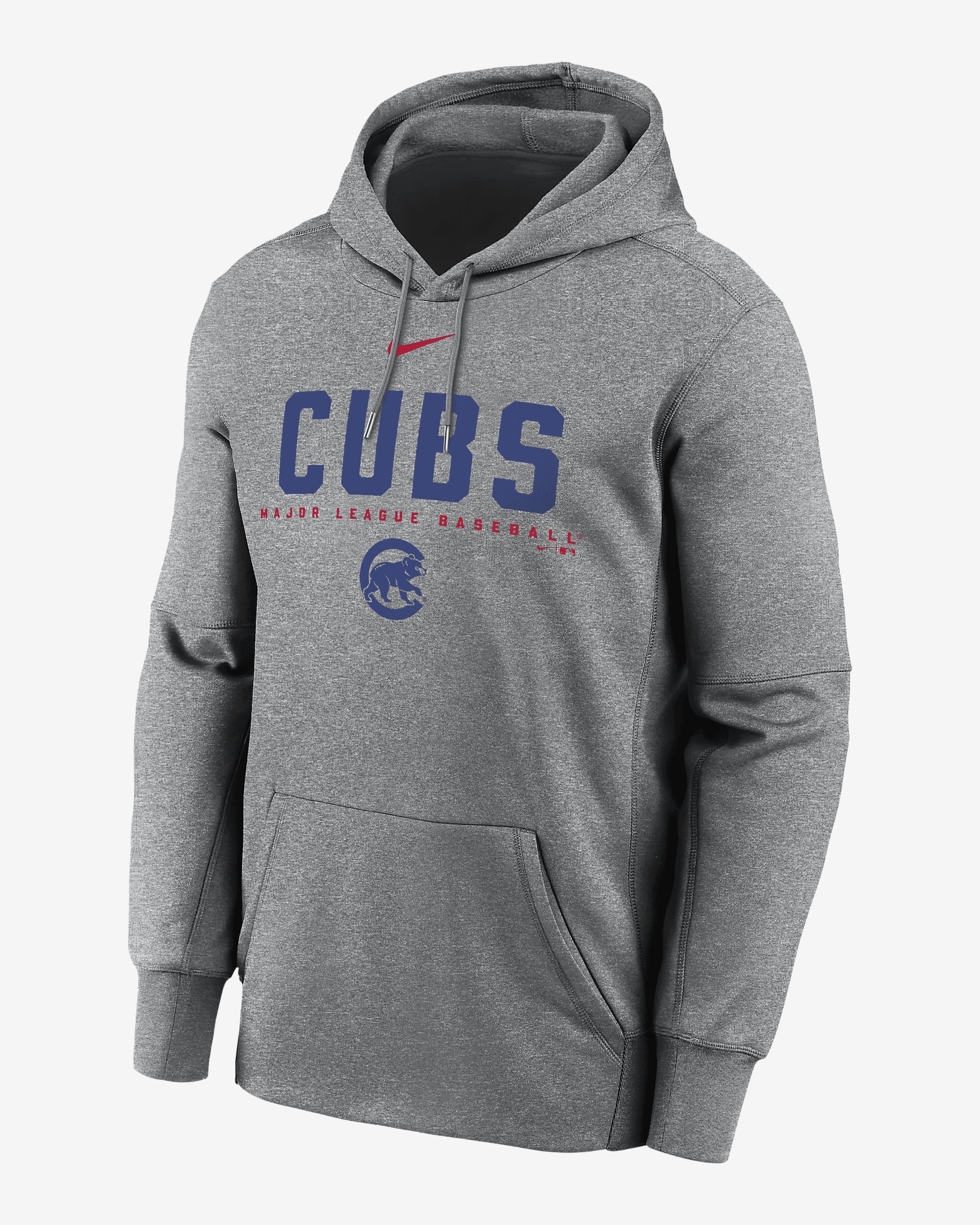 Men's Chicago Cubs Men’s Nike Therma MLB Pullover Hoodie - 1