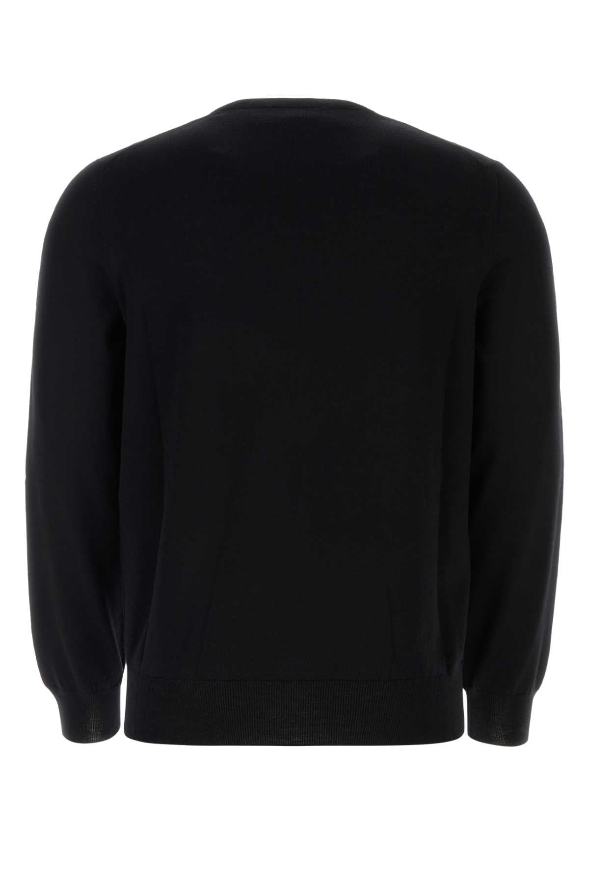 Alexander Mcqueen Men Black Wool Sweater - 2