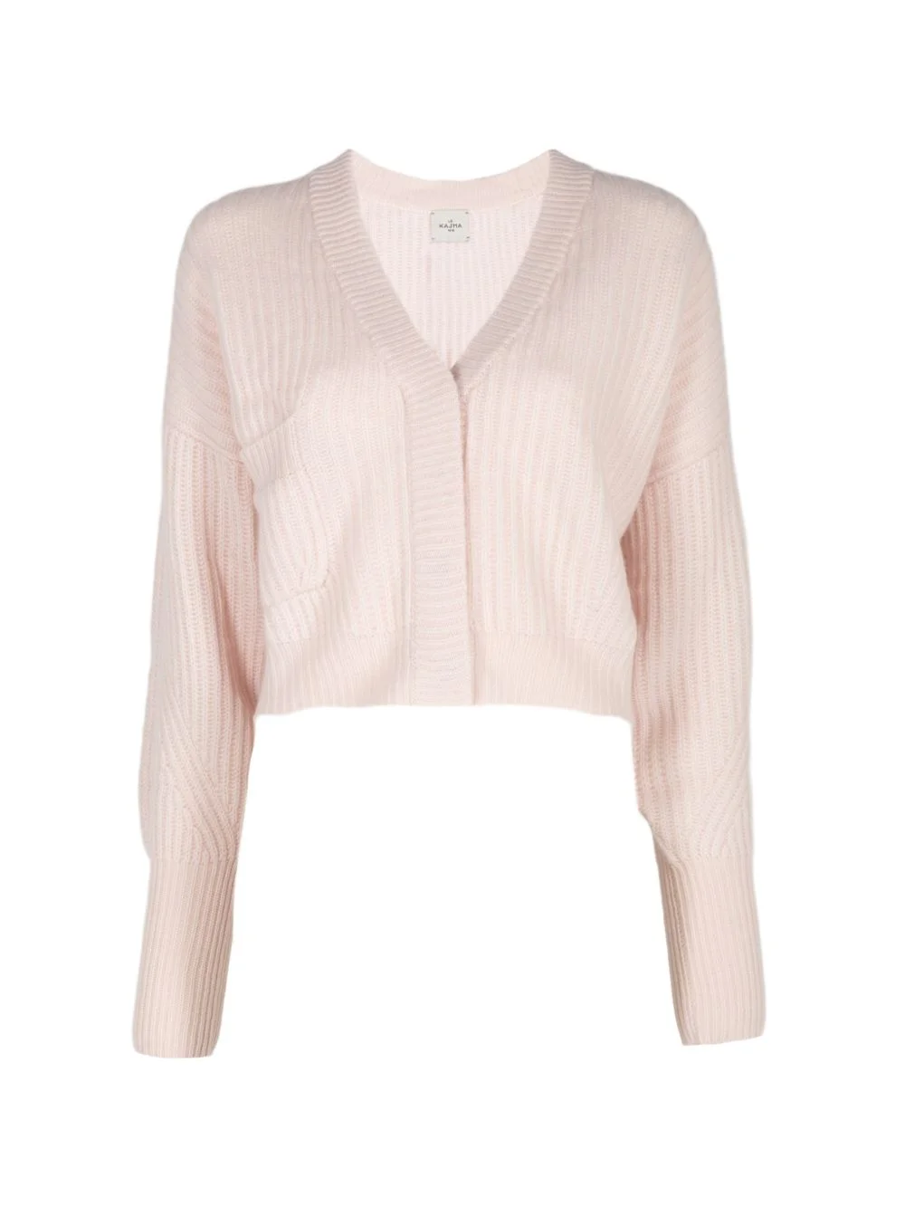 Monaco ribbed-knit V-neck cardigan - 1