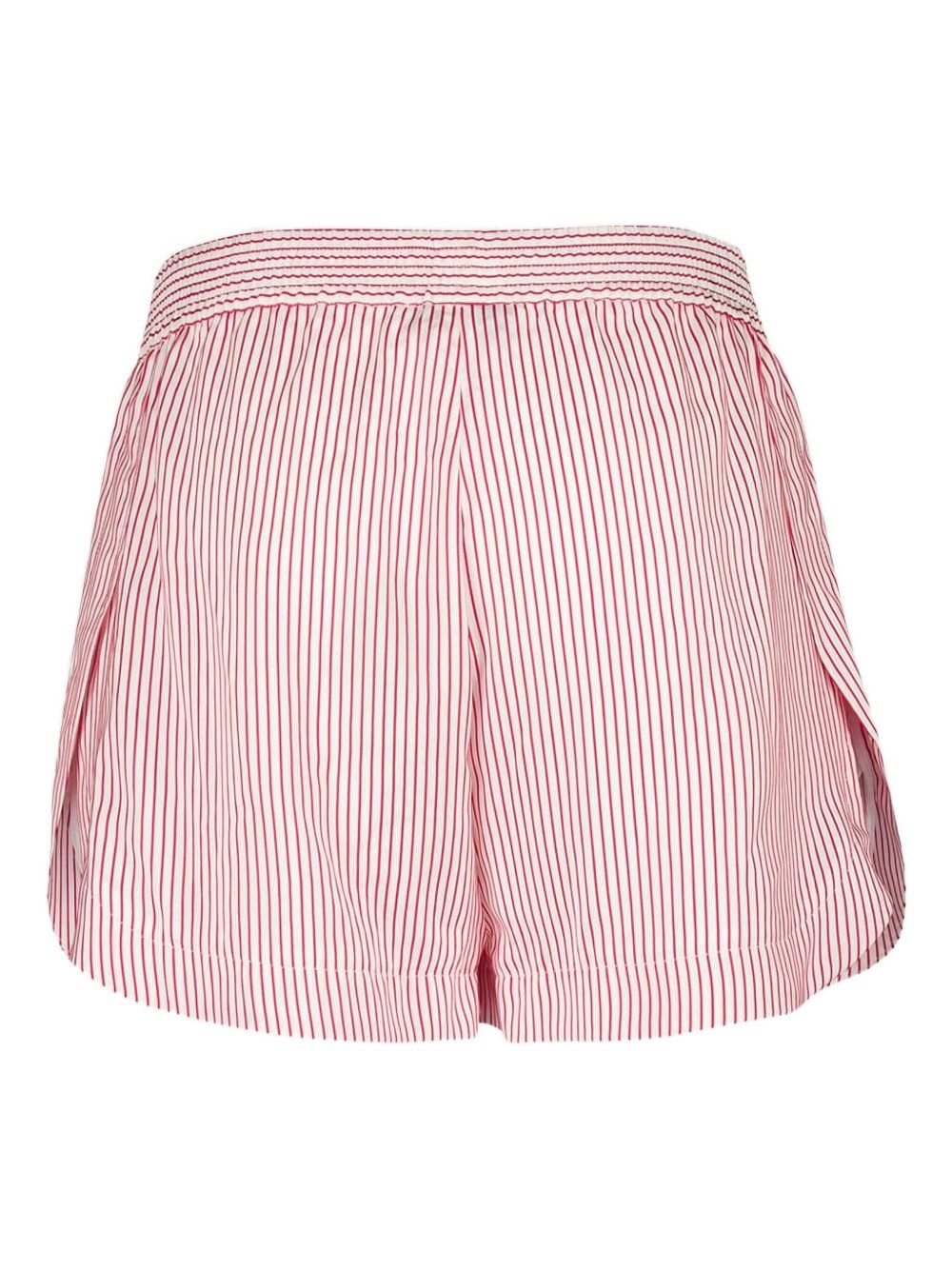 striped silk shorts - 2