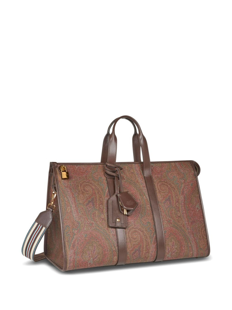 paisley-print travel bag 4
