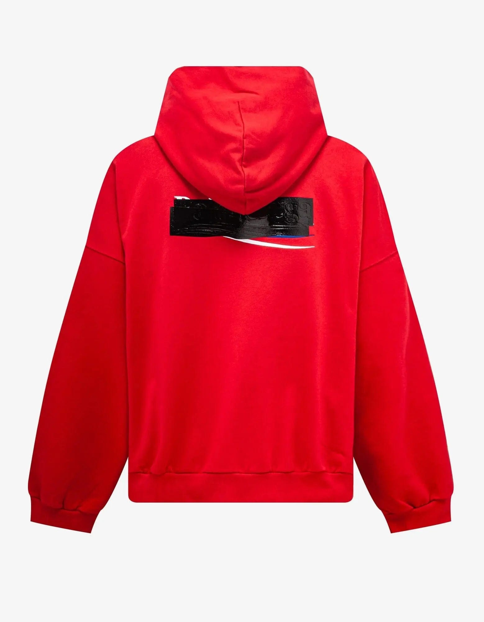 Balenciaga Red Gaffer Logo Large Hoodie - 2