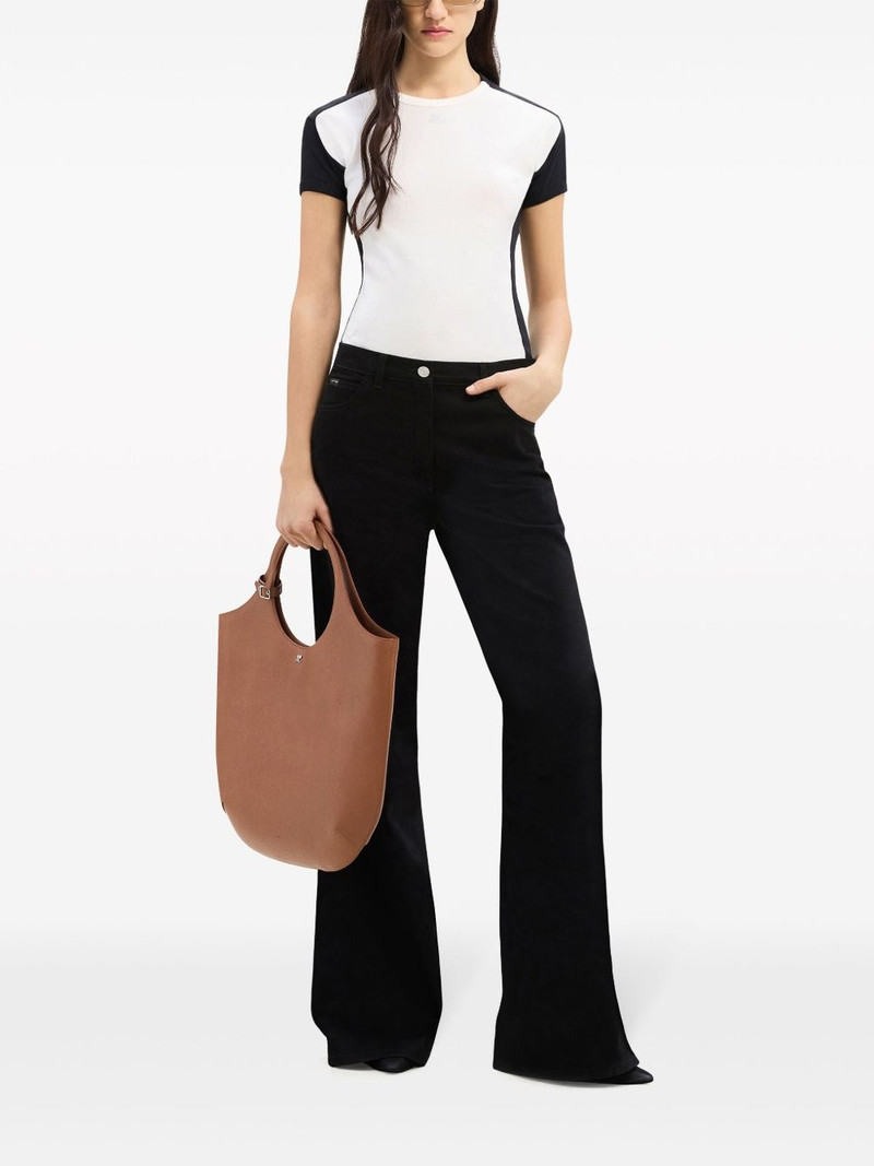 courrèges Contrast Frame cotton T-shirt outlook