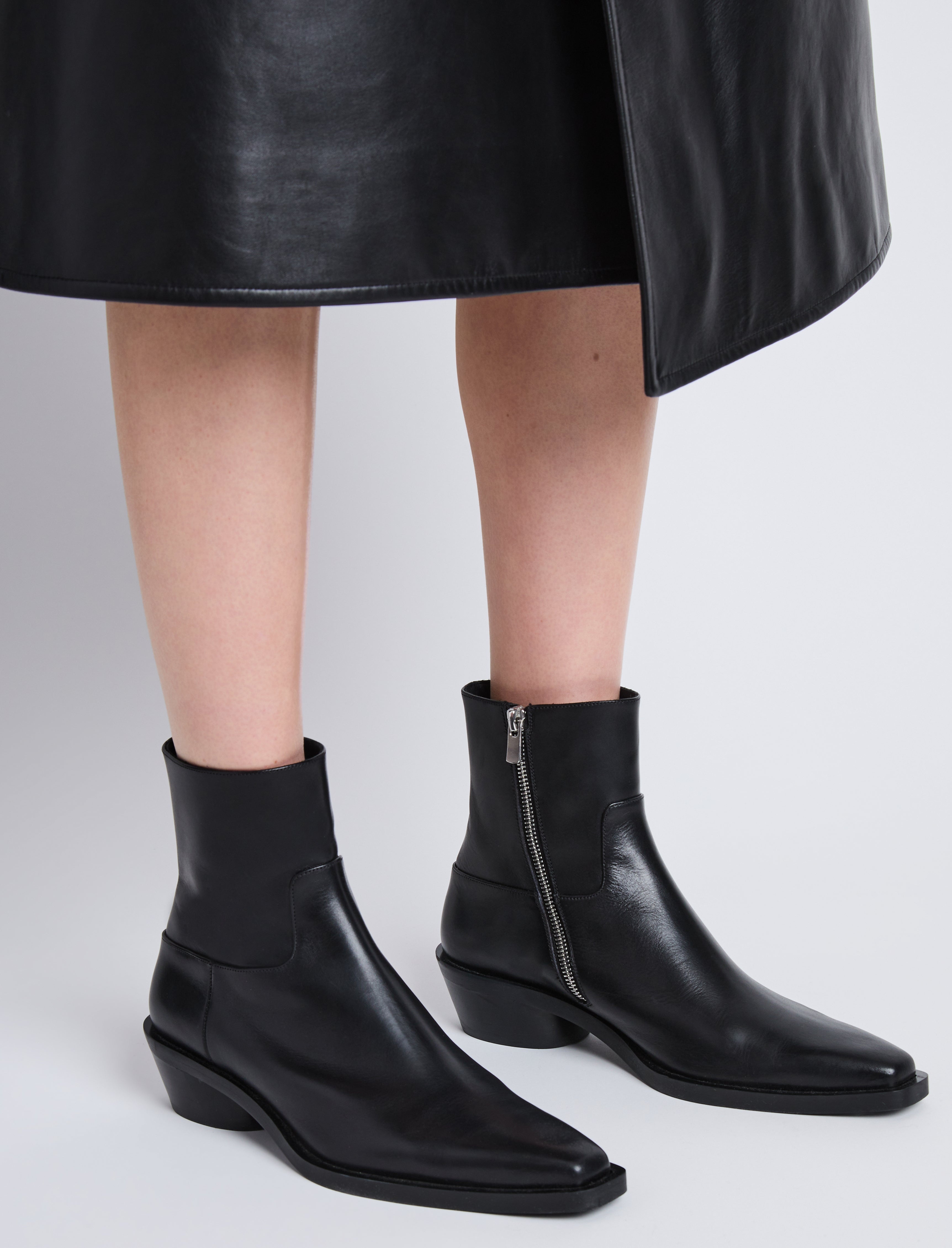 Proenza Schouler Black Bronco Boots