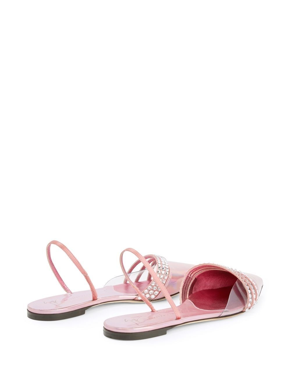 Claralie rhinestone-embellished slingback pumps - 3