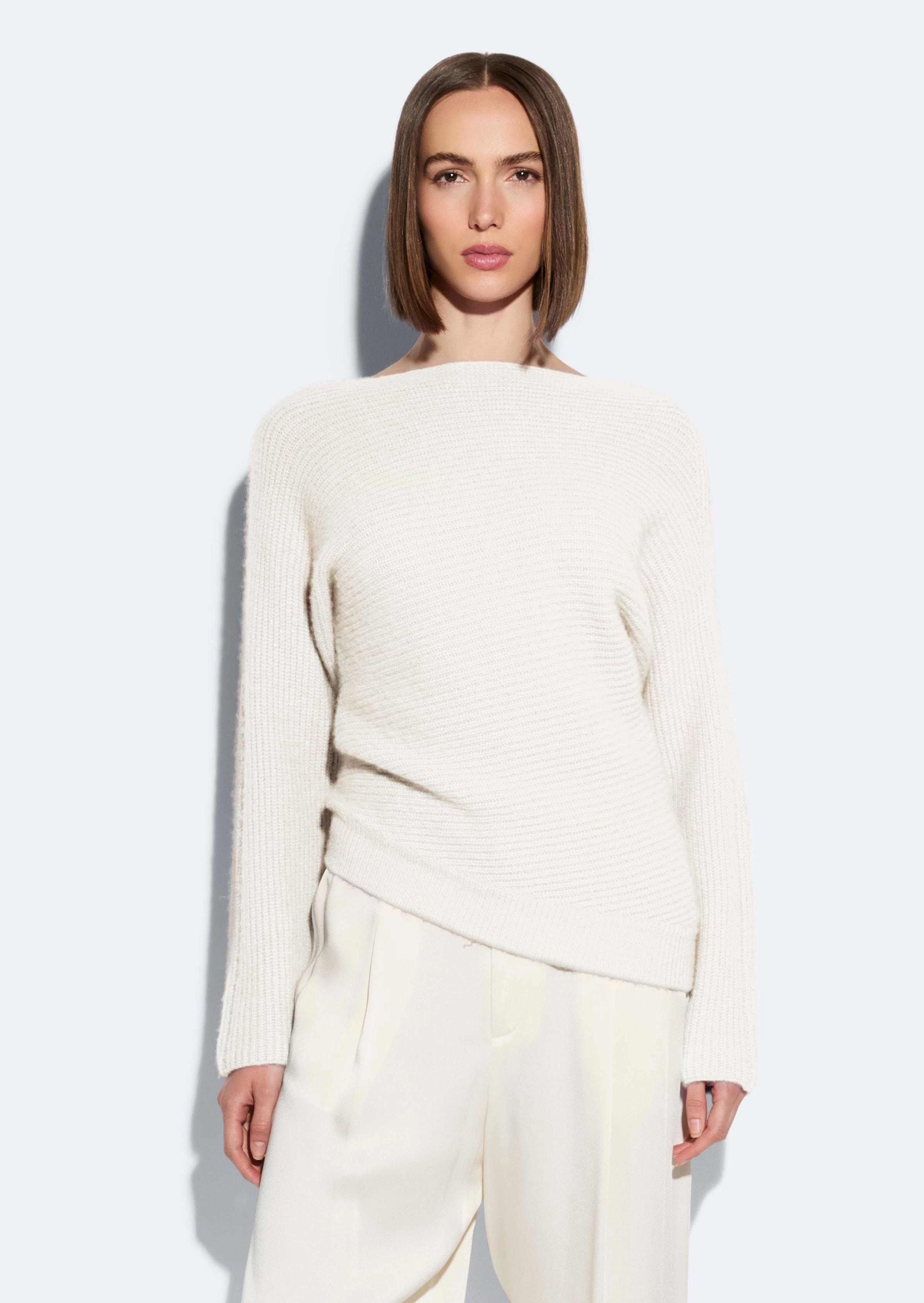 Cashmere Asymmetric Sweater - 2