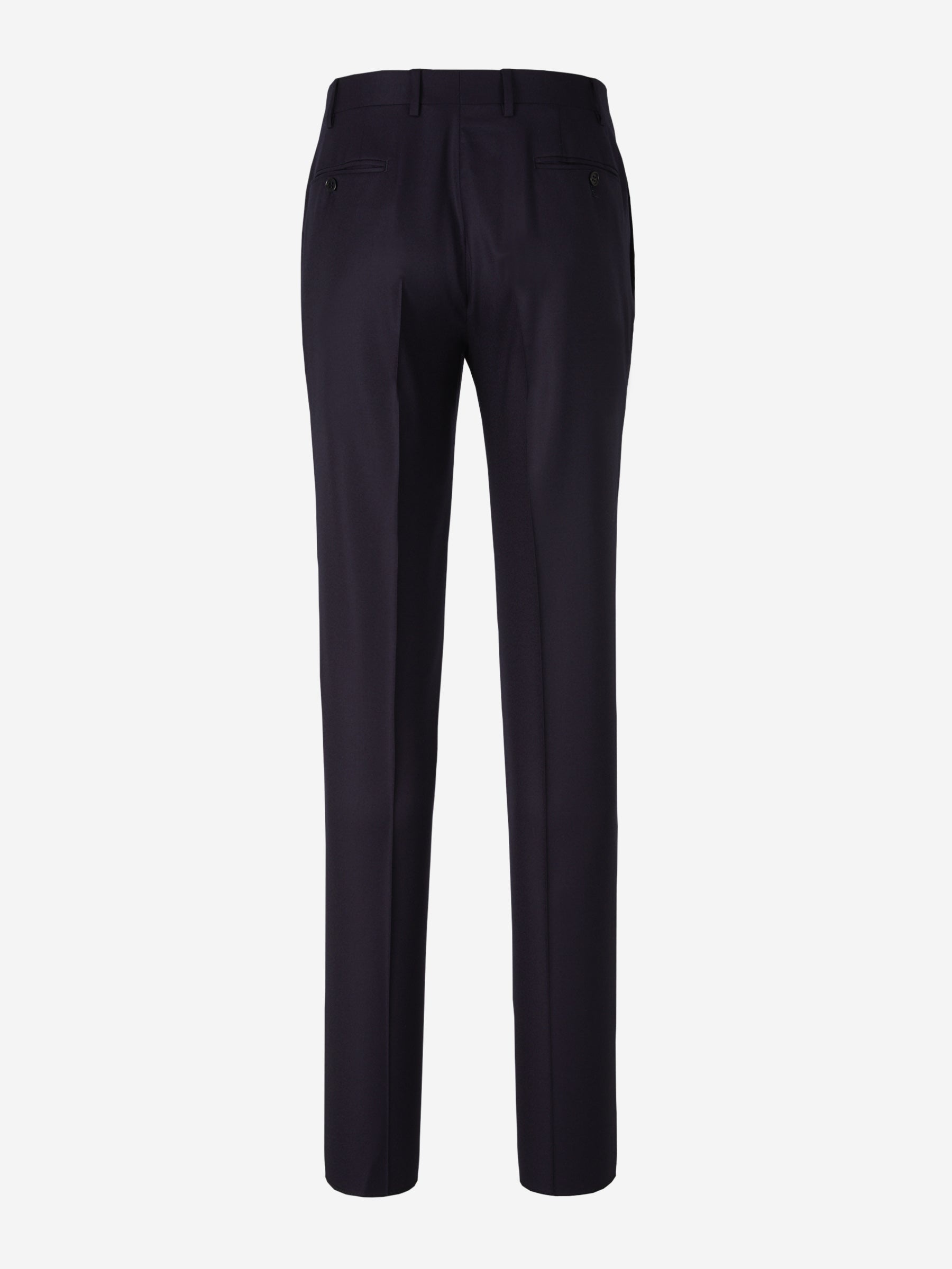 WOOL FLANNEL TROUSERS - 2