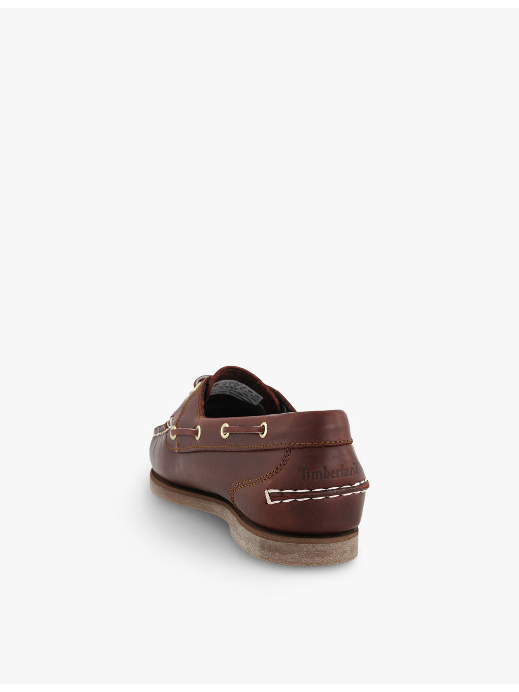Classic three-eye leather boat shoes - 4