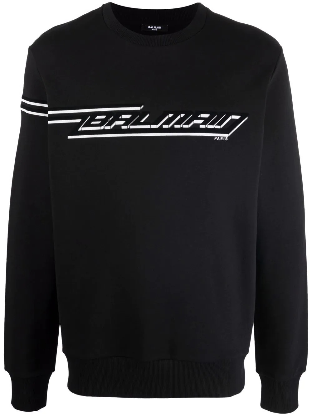 logo-print long-sleeve sweatshirt - 1