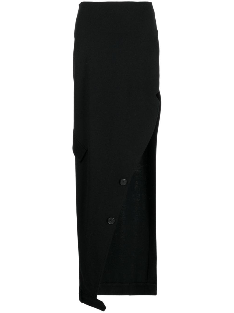 high-waisted cotton skirt 1
