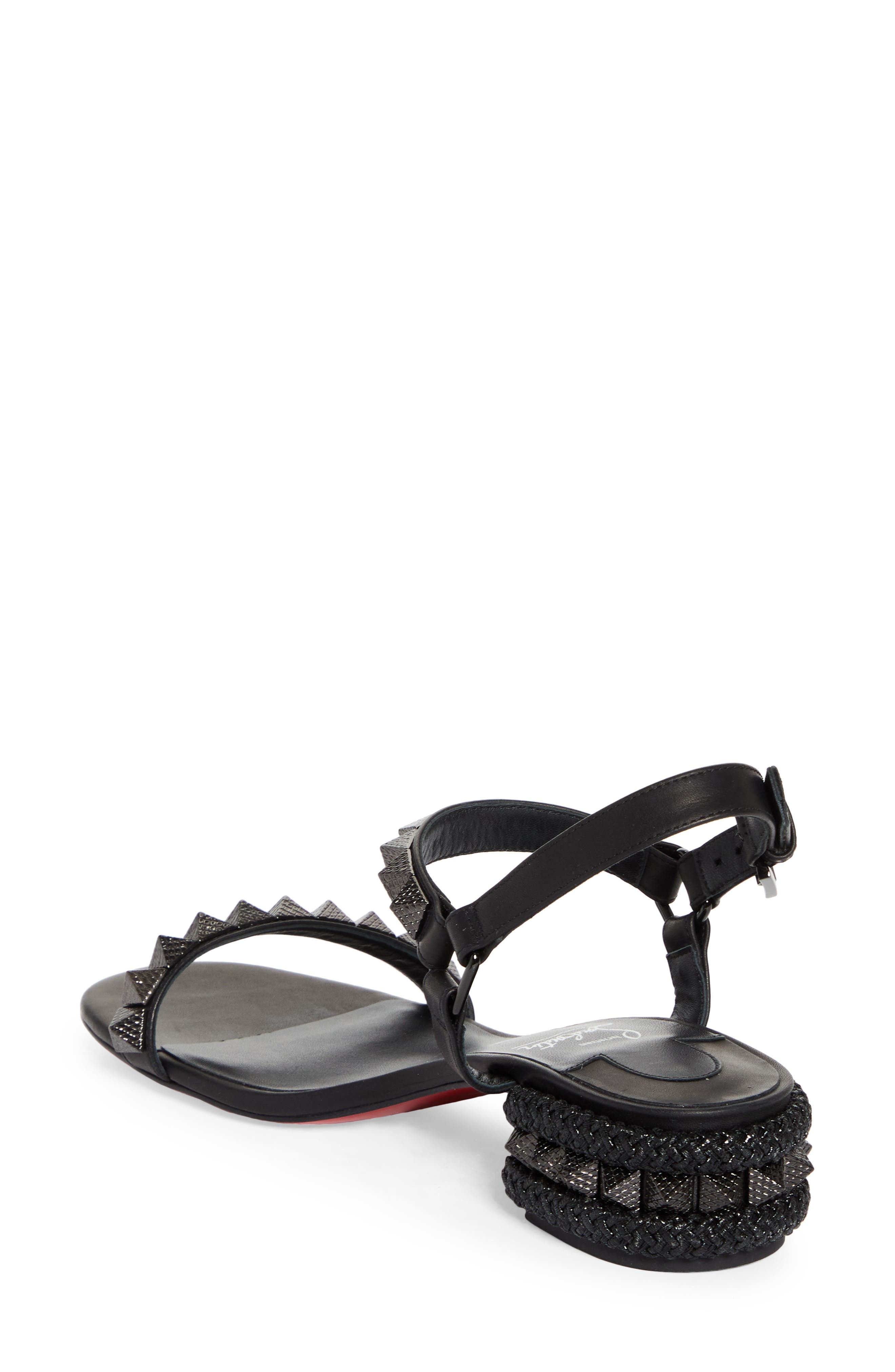 Christian Louboutin Pyrasand Sandal in Black at Nordstrom - 2