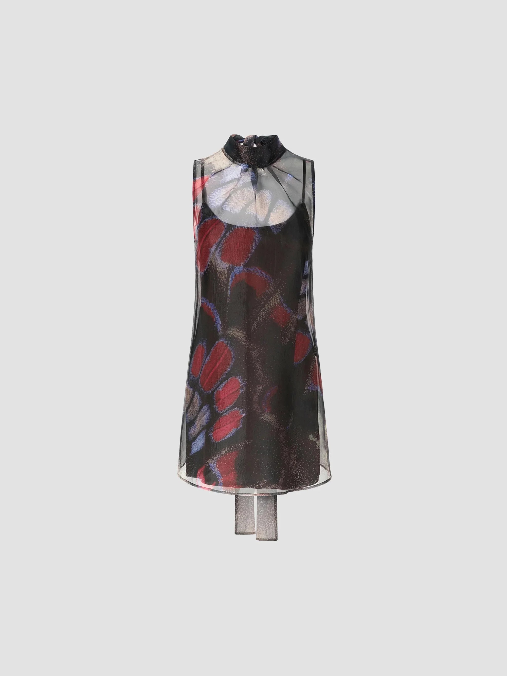 Women's Albee Tieneck A-Line Mini Dress - Butterfly Fuchsia - 1