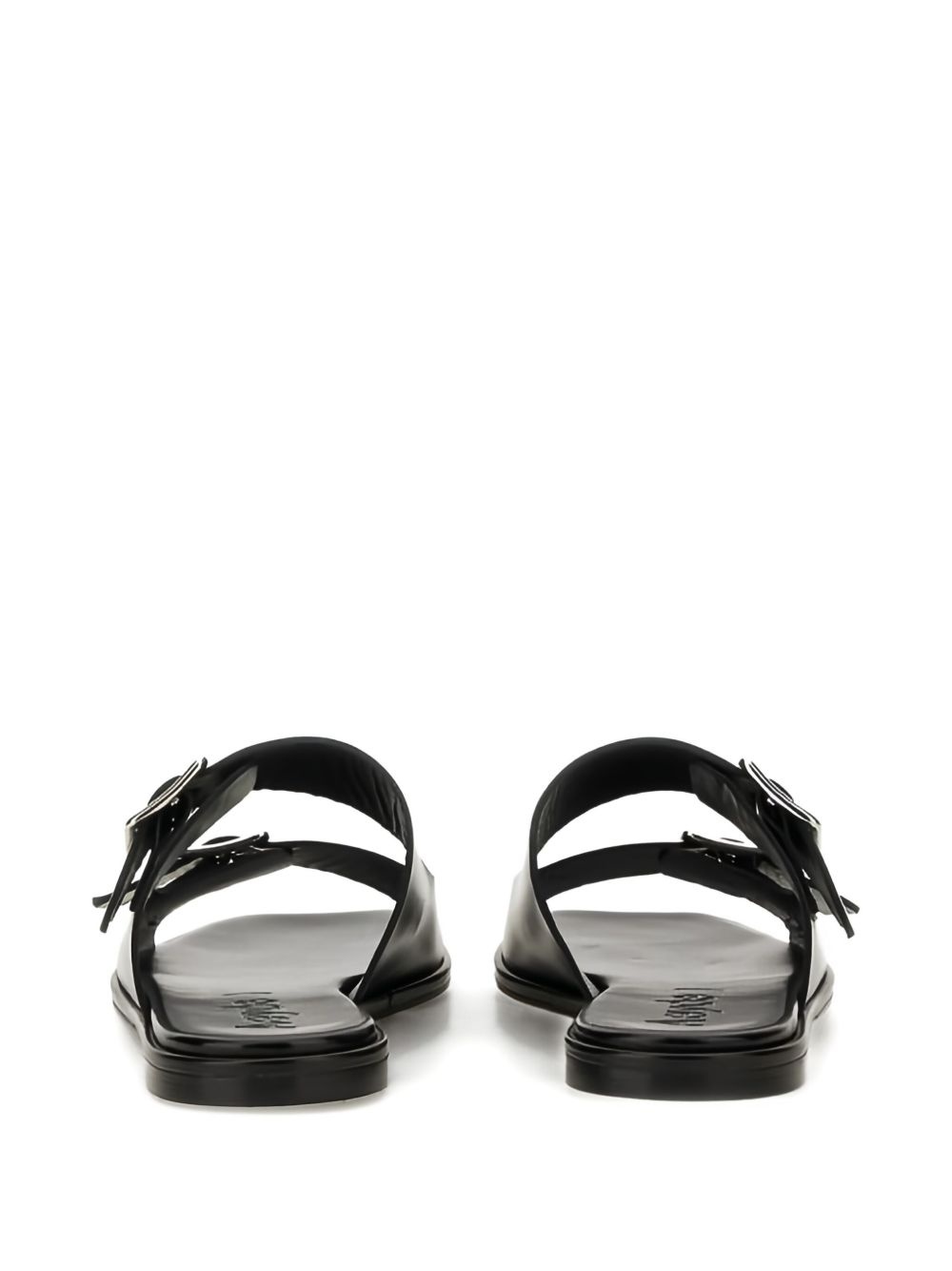 Tonya double-buckle leather sandals - 5