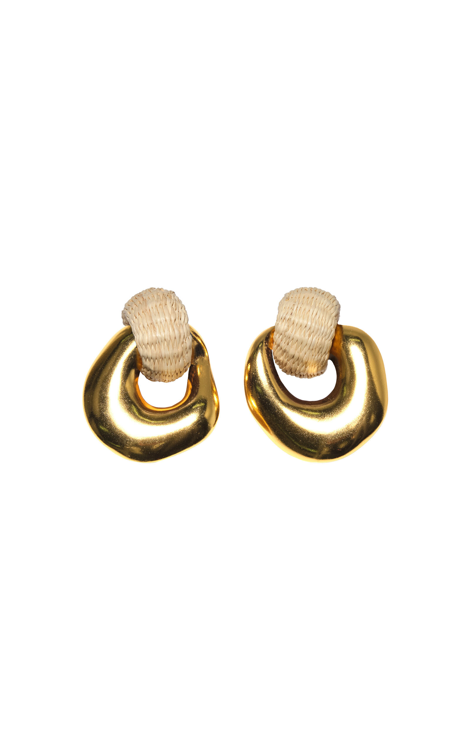 God Of The Sun Statement Earrings white - 1