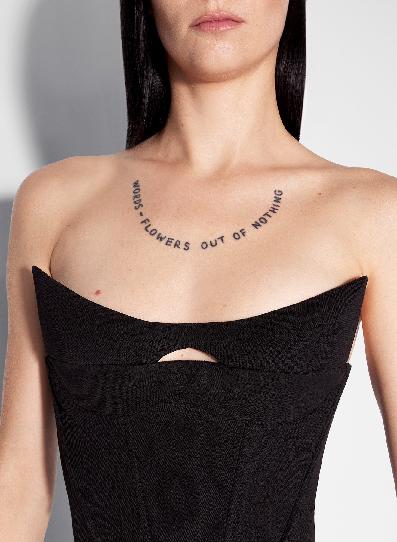 black signature tailored bustier - 3
