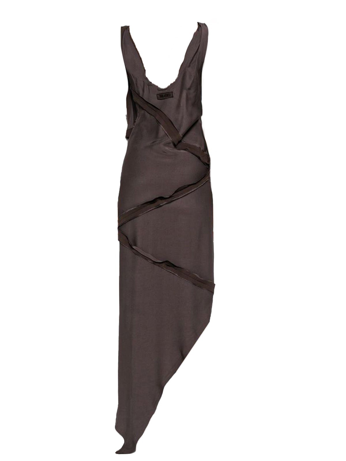 ASYMMETRICAL MIDI DRESS - 2