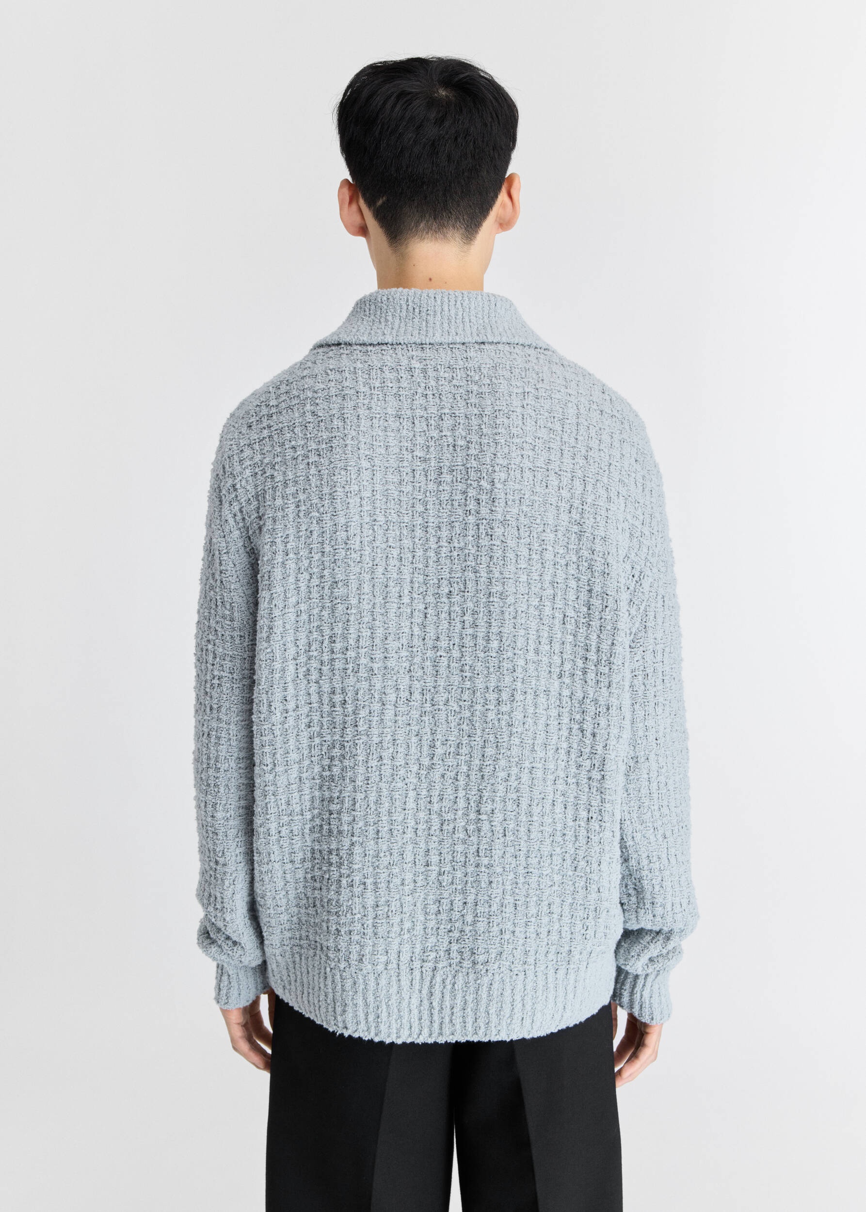 Scale Polo Sweater - 3