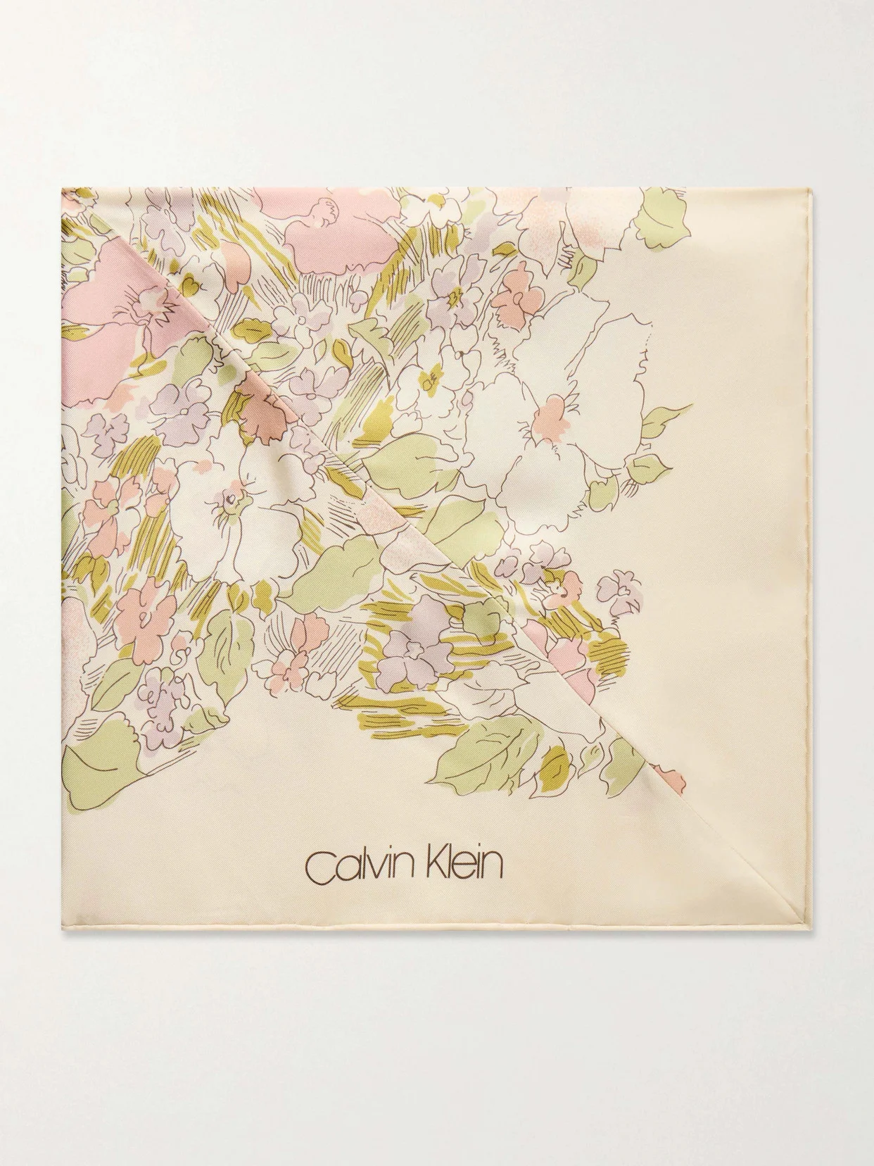 Lorelai Floral-print Silk-twill Scarf - 1