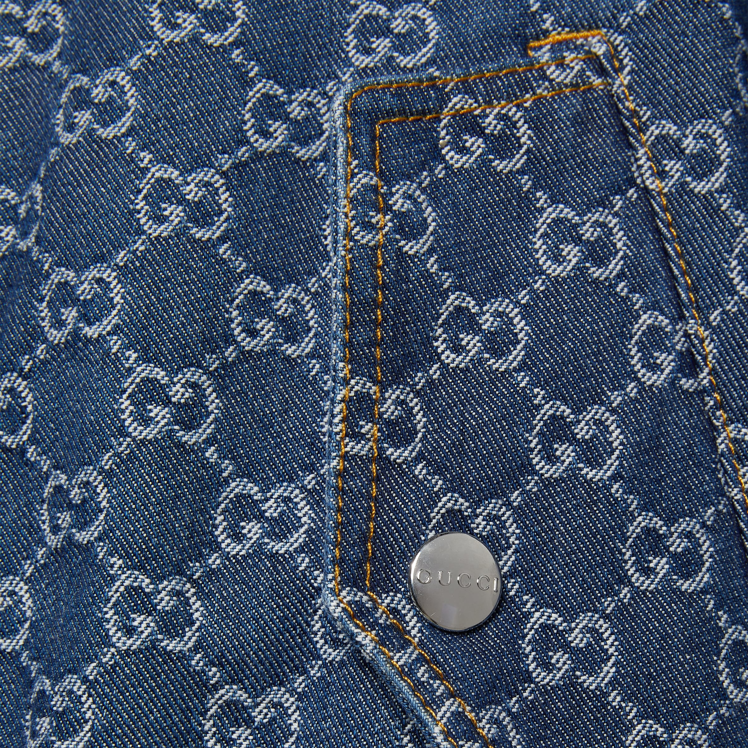GG denim jacquard jacket - 7