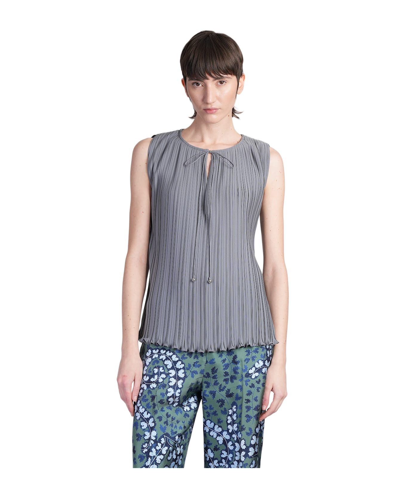 Topwear In Grey Polyester - 1