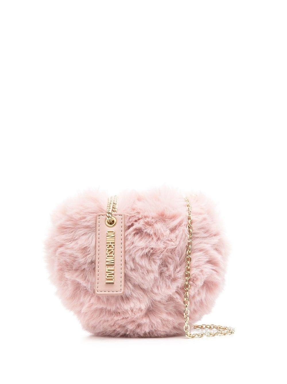 fluffy-textured clutch bag - 1