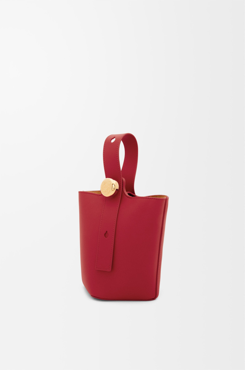 Mini Pebble bucket in smooth calfskin - 1