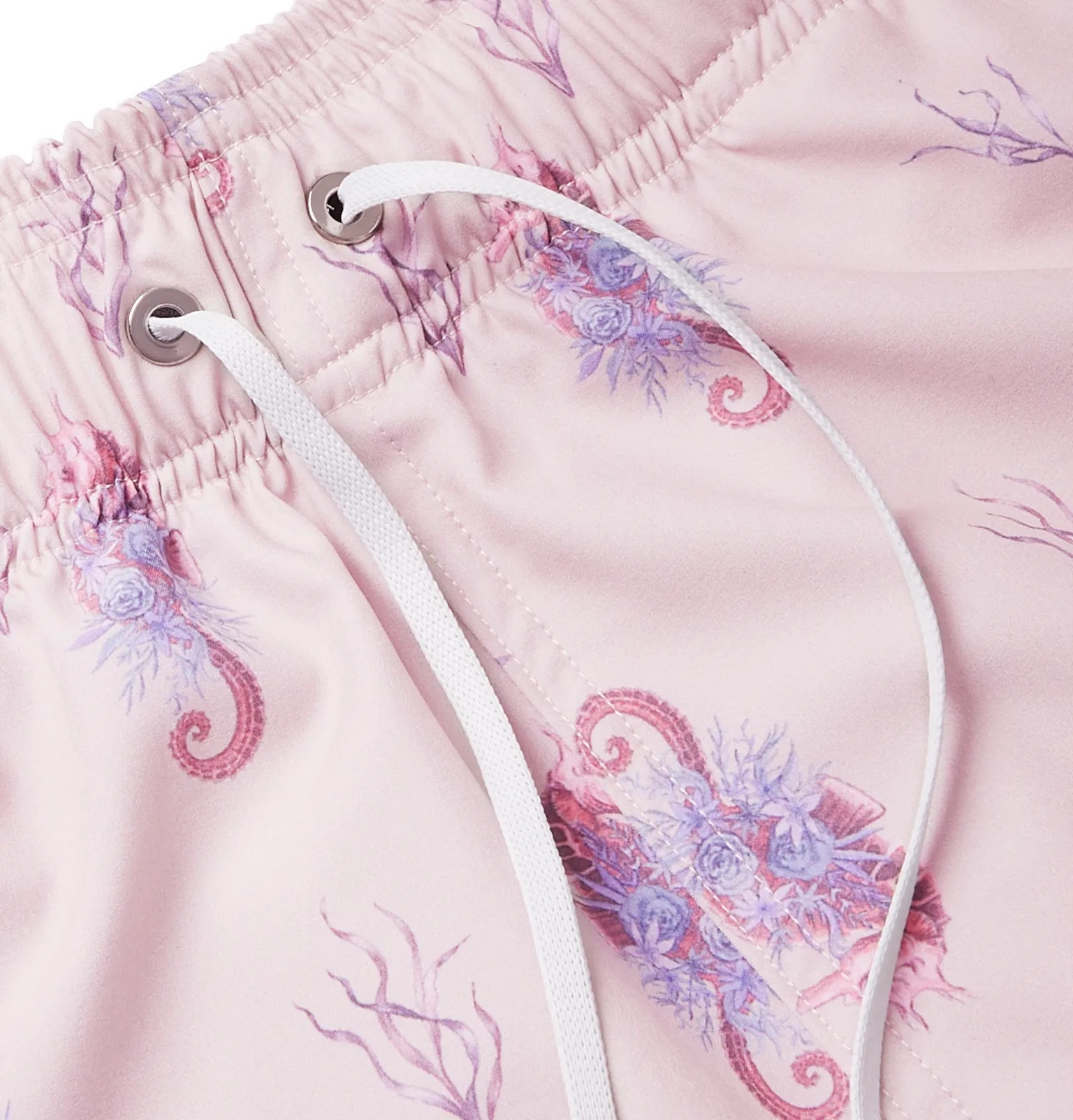 Mid-Length Printed Swim Shorts - 3