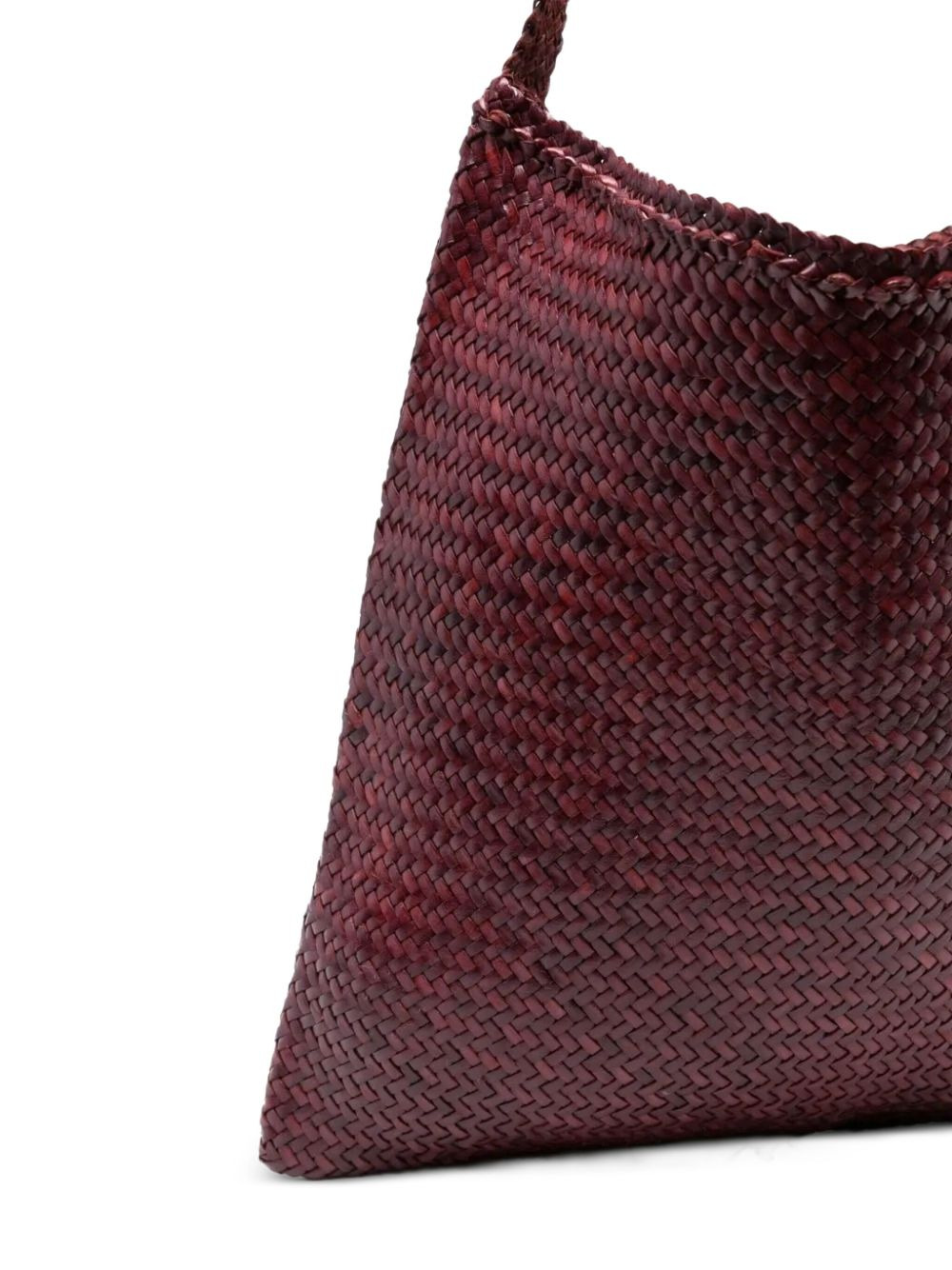 Ars woven calf leather shoulder bag - 3