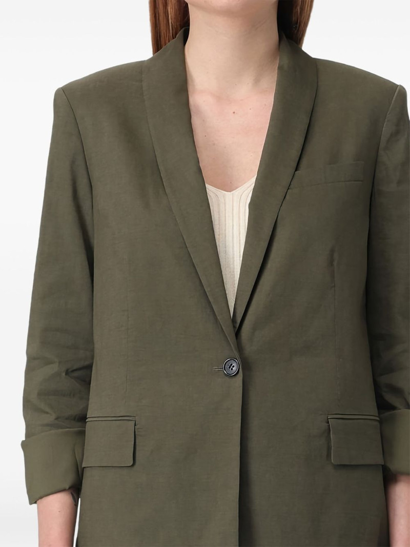 Theory single-button lapel jacket outlook