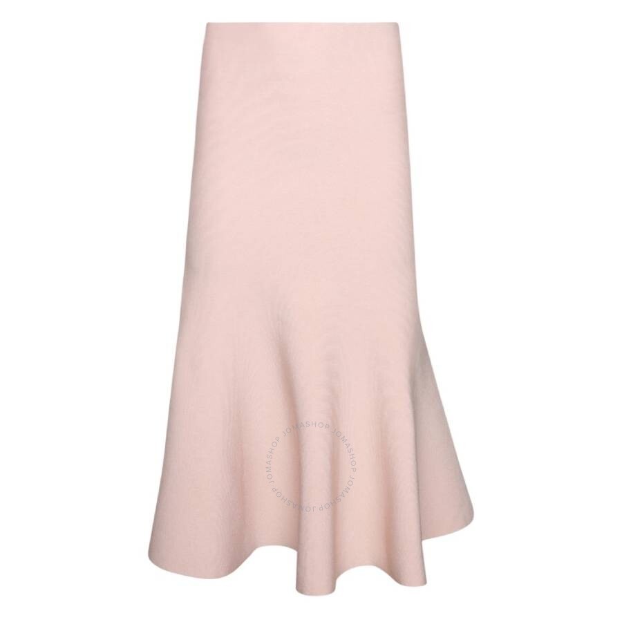 Victoria Beckham Peach Fitted Flared Skirt - 1