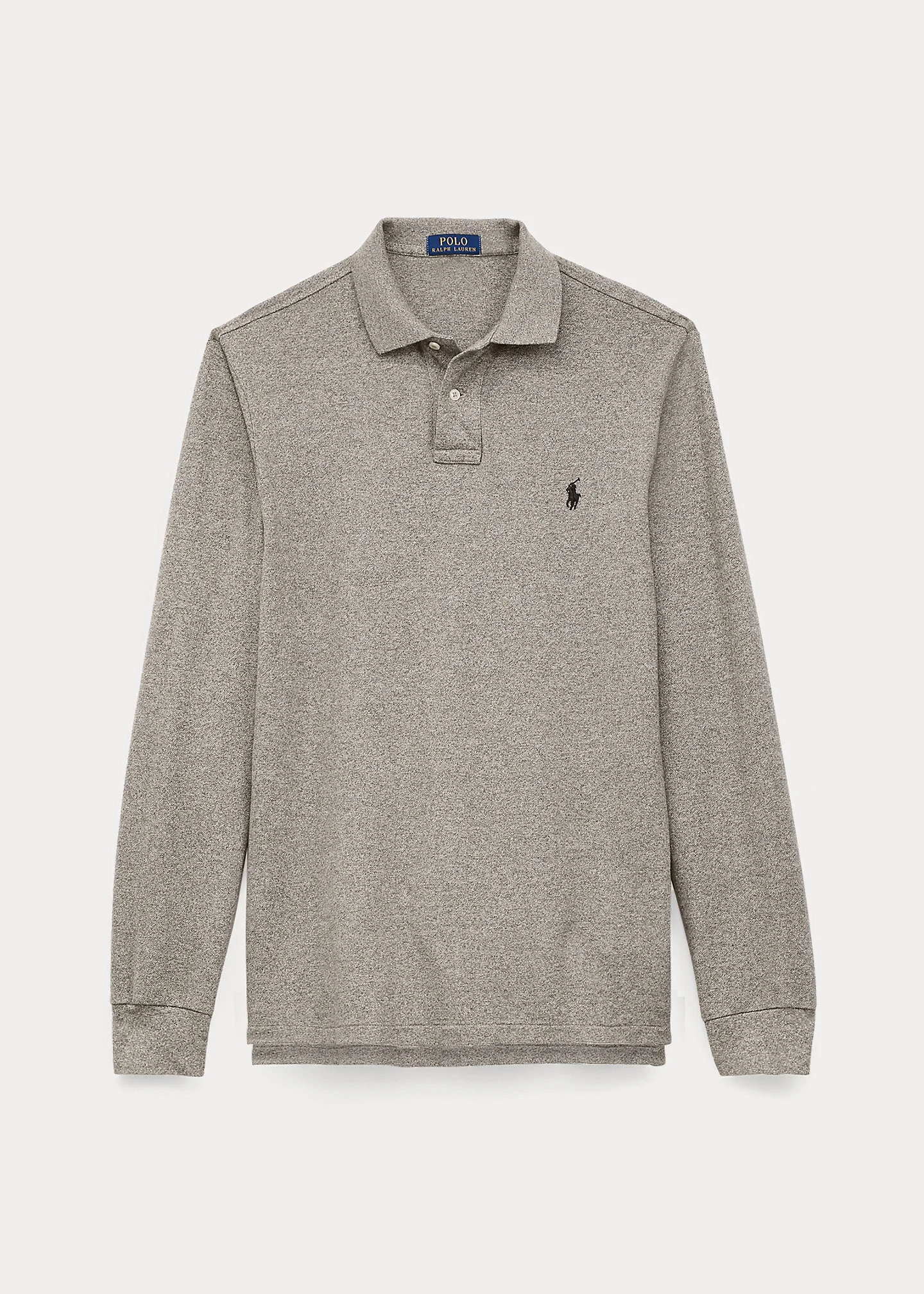Mesh Long-Sleeve Polo Shirt – All Fits - 1