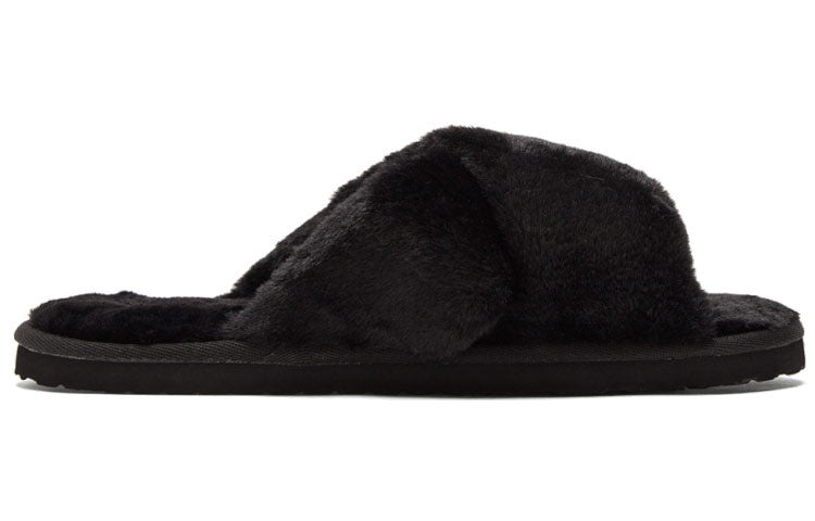 (WMNS) PUMA Fluff X Strap Slide 'Black' 384936-01 - 3