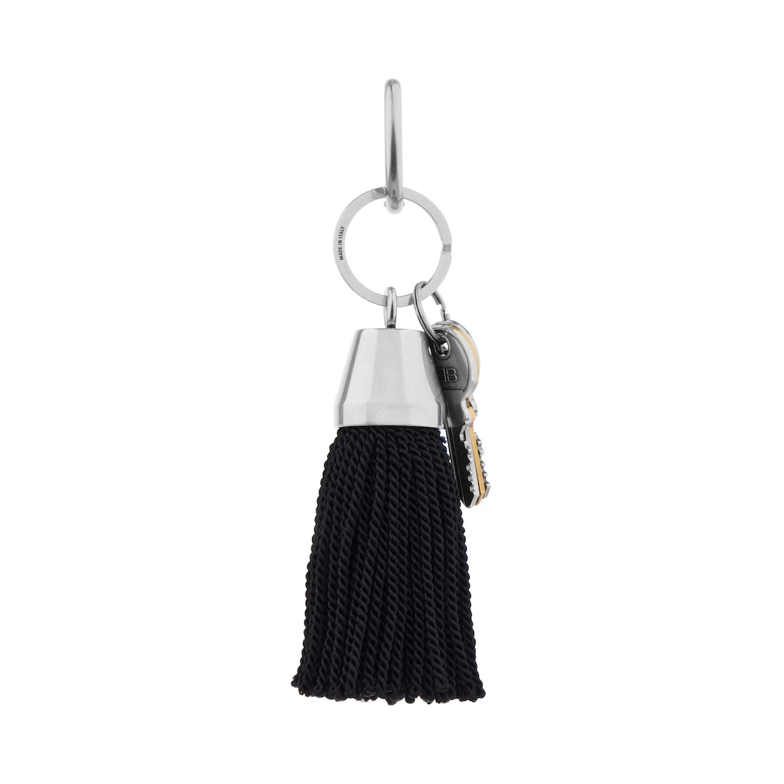 Women's Charm/keychain Pompom in Black - 3
