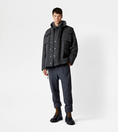 Tod's TOD'S OVER FIELD JACKET - GREY outlook