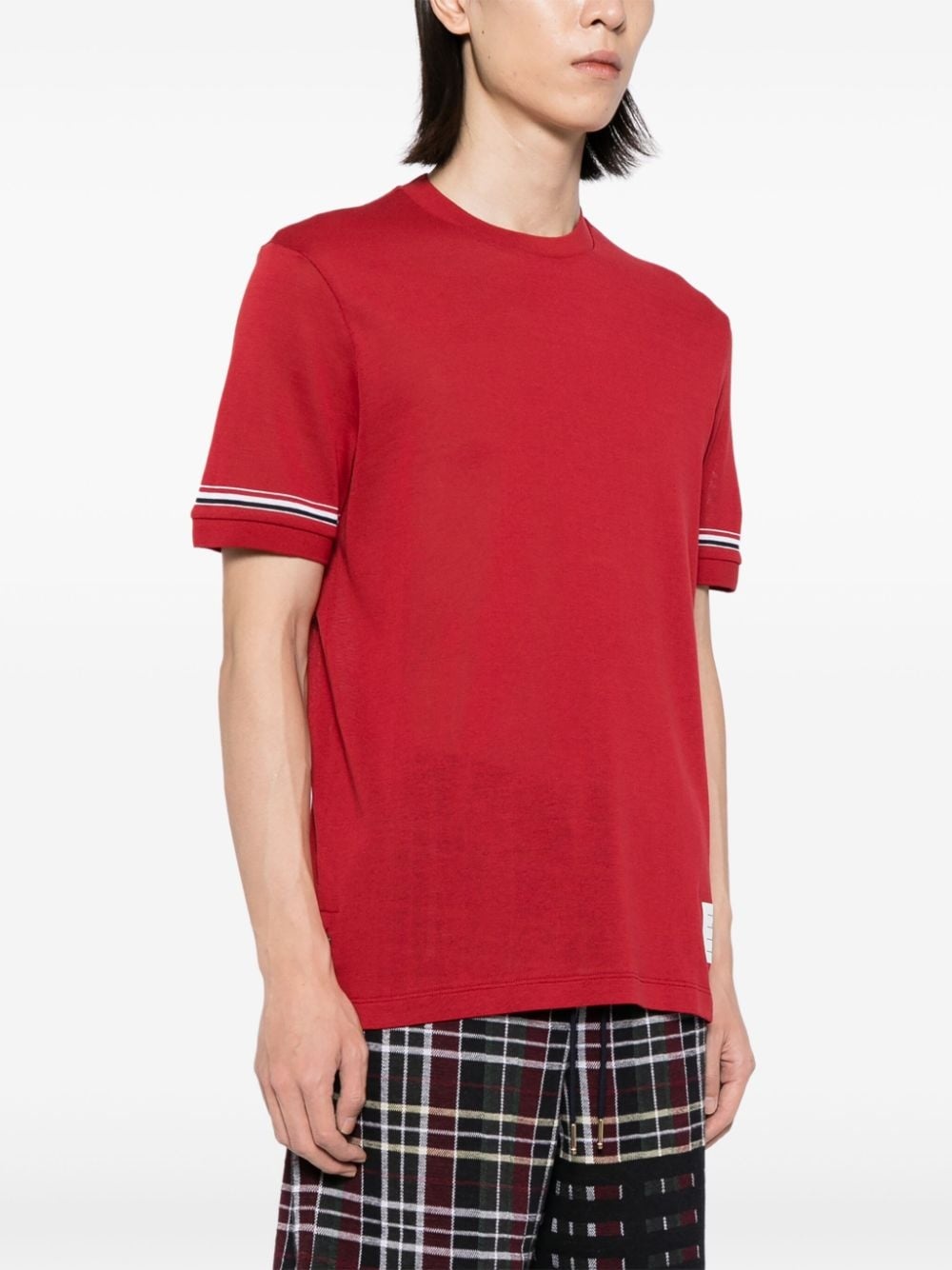 cotton stripe T-shirt - 3