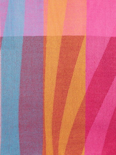 Paul Smith Swirl Stripe colour-block scarf outlook